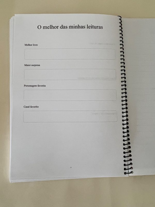 Reading Journal — A Leitora Secreta